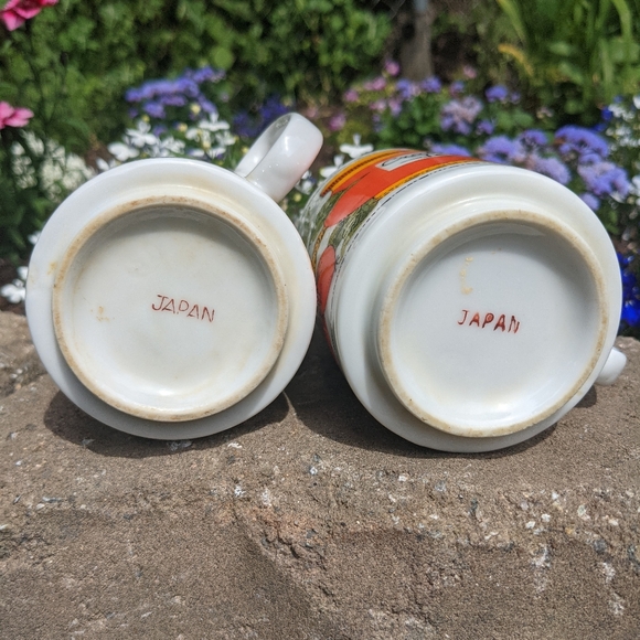 Vintage Jelly & Jam Ceramic Coffee Mugs Made in Japan Rose Hip & Crabapple Jelly - Picture 3 of 10